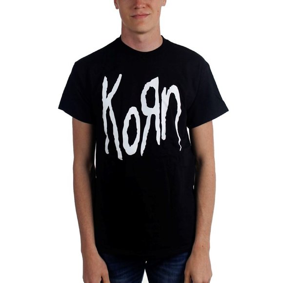 Korn Other - Korn Band Logo nu metal rock Official T-Shirt cotton XL NWT